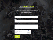 Tablet Screenshot of jcmotors.com